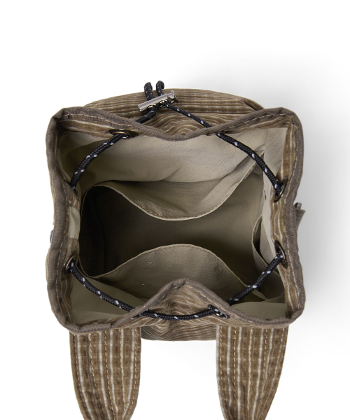 CHECK DRAWSTRING MINI BAG - 2 colors