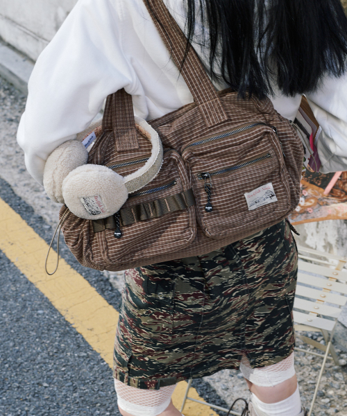 CHECK BOWLING BAG - 2 colors