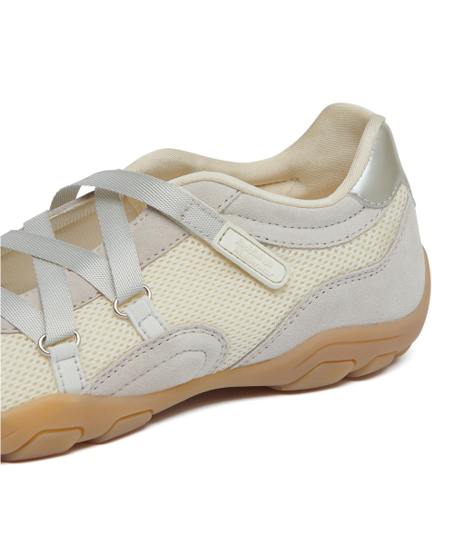 ZANE X-STRAP SNEAKERS - CREAM