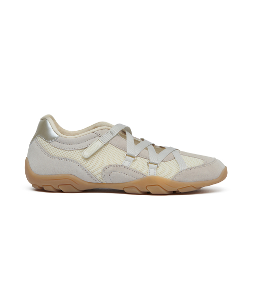 ZANE X-STRAP SNEAKERS - CREAM