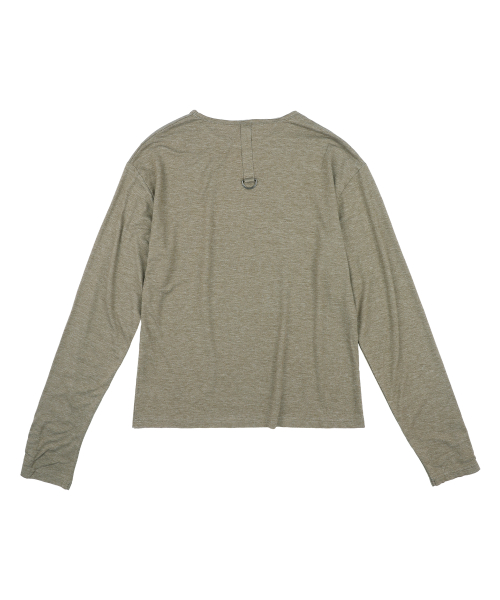 GT188 429 키마이라 엠블럼 빈티지 커프스 디테일 롱슬리브 (KHAKI)