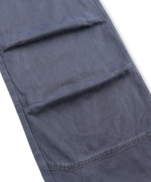 GP193 스터드 빈티지 언밸런스 카고 레귤러 코튼 팬츠 (NAVY)
