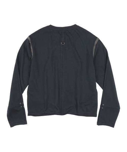 GT191 엔젤코드 스웻 가디건 스타일 롱슬리브 (BLACK)