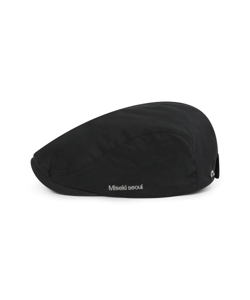 Logo panel hunting cap BLACK