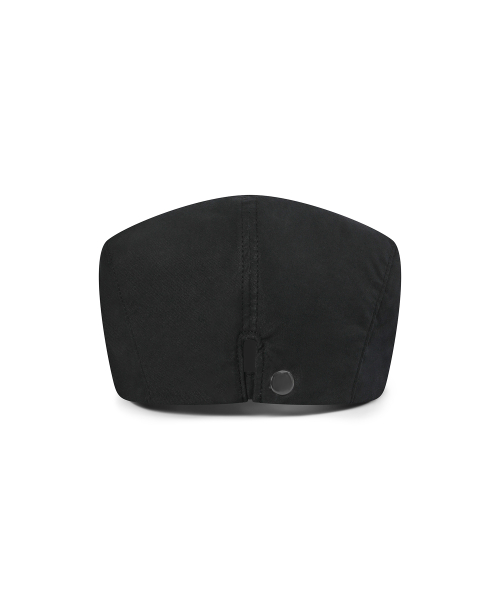 Logo panel hunting cap BLACK