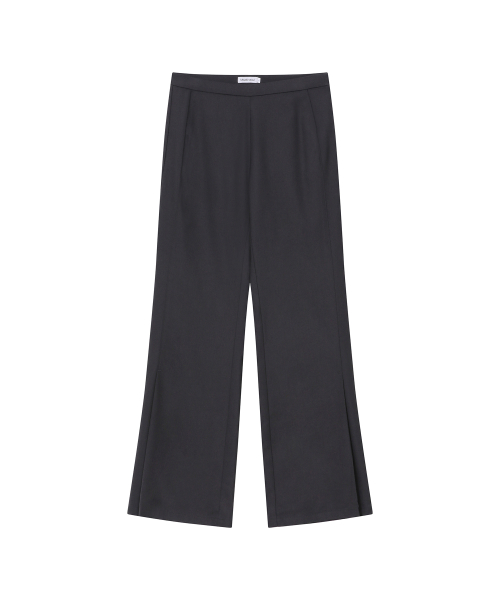 Flip bermuda layered pants SET CHARCOAL