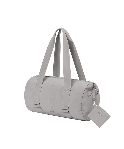 Round duffel bag and wallet GRAY