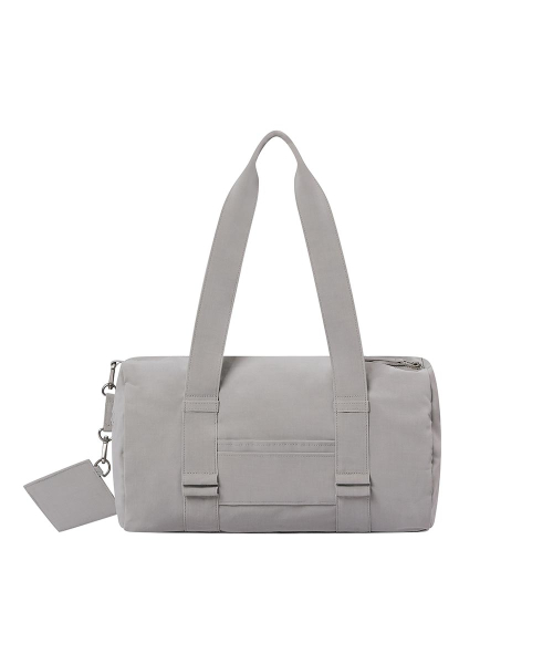 Round duffel bag and wallet GRAY