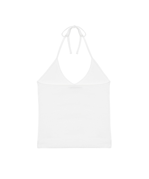 STRING HALTER NECK_IVORY