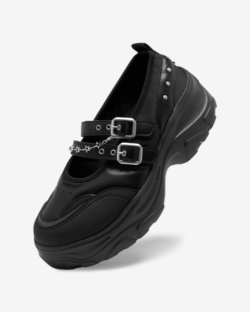ROMITA S2 GLOW Two-Strap Black OZSQGA388B