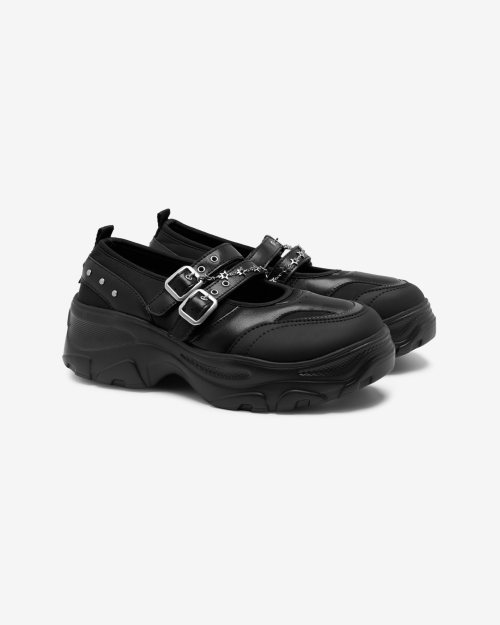 ROMITA S2 GLOW Two-Strap Black OZSQGA388B