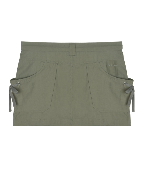 CARGO POCKET MINI SKIRT_KHAKI