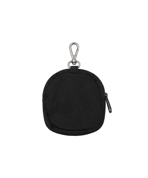 Draped backpack and wallet BLACK