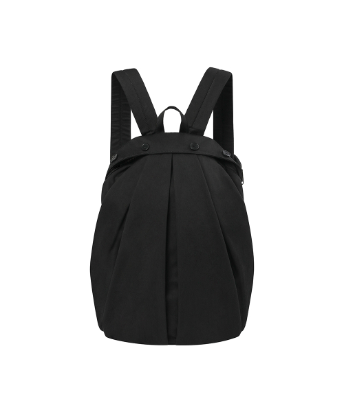 Draped backpack and wallet BLACK