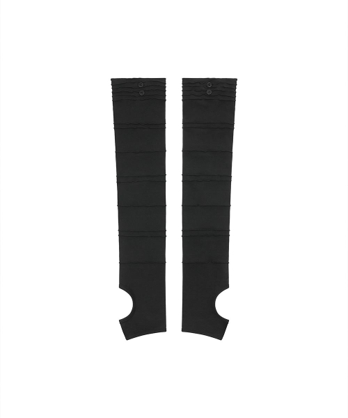 Sazanami knee socks BLACK
