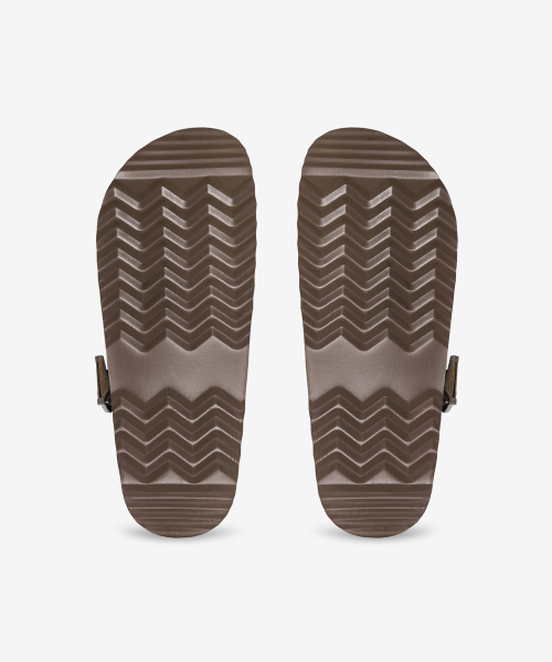 Topi Fringe Clog Brown OZV5GA390N
