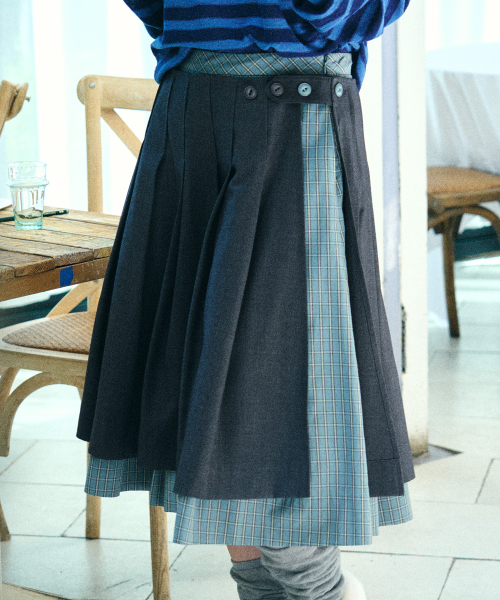 LAYERED SKIRT - 2 colors