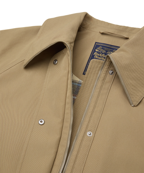 BIG COLLAR JACKET - BEIGE