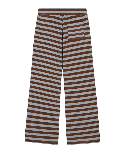 RL 910 STRIPE BOOTCUT PANTS(BROWN)