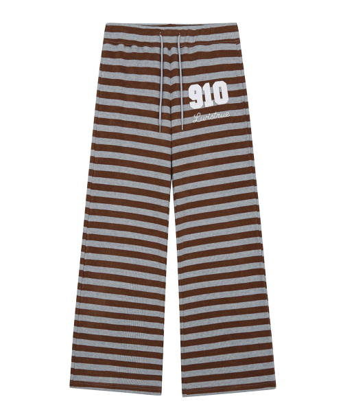 RL 910 STRIPE BOOTCUT PANTS(BROWN)