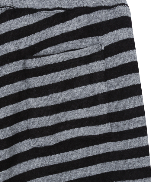 RL 910 STRIPE BOOTCUT PANTS(BLACK)