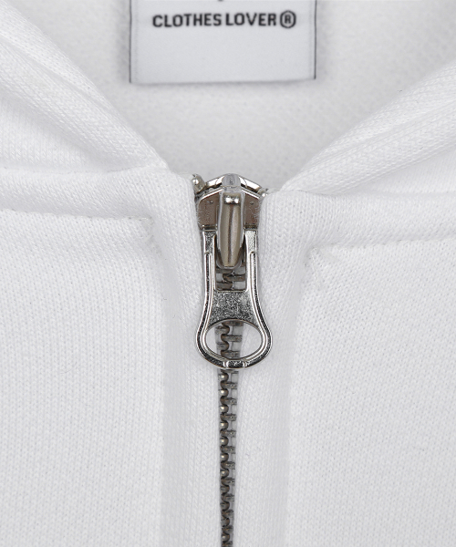 RL CROSS COLORSTONE HOOD ZIP UP(WHITE)