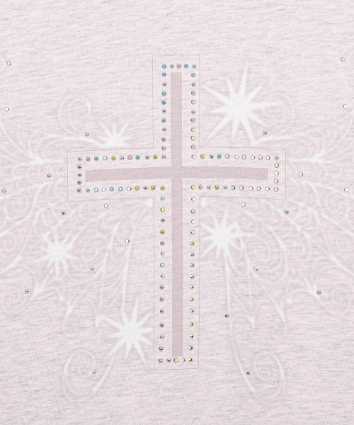 RL CROSS COLORSTONE HOOD ZIP UP(PINK)