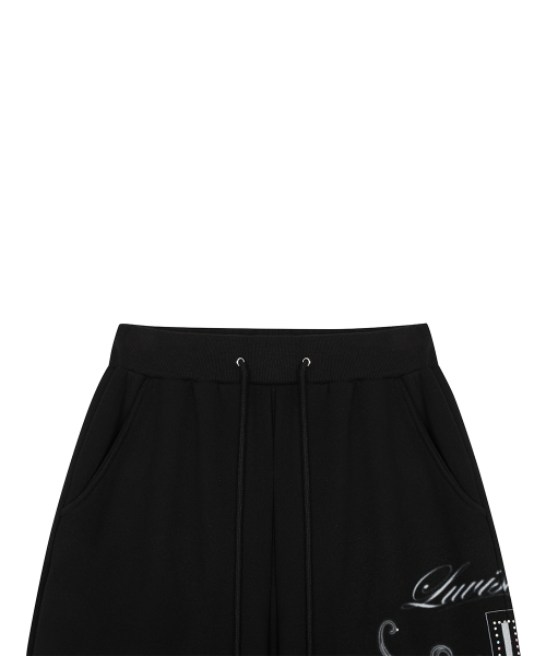 RL CROSS COLORSTONE TRAINING PANTS(BLACK)