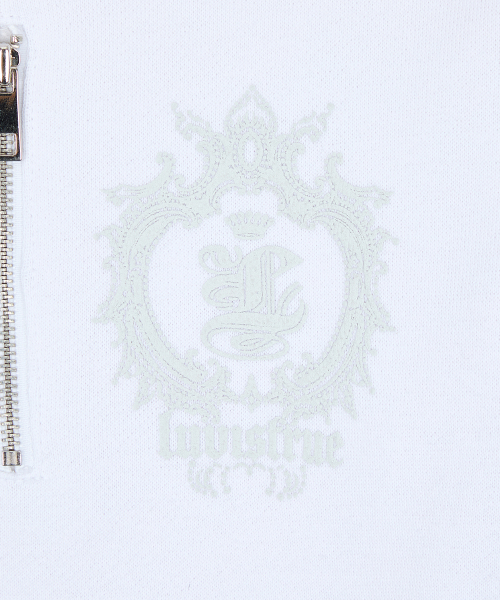 RL CROWN HOOD ZIP UP(WHITE)
