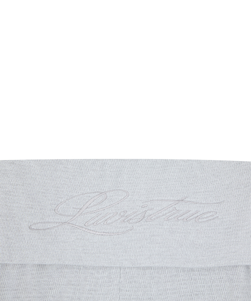 RL FOLDING LONG SKIRT(GRAY)