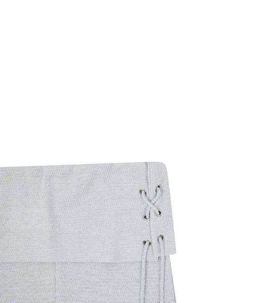 RL FOLDING LONG SKIRT(GRAY)