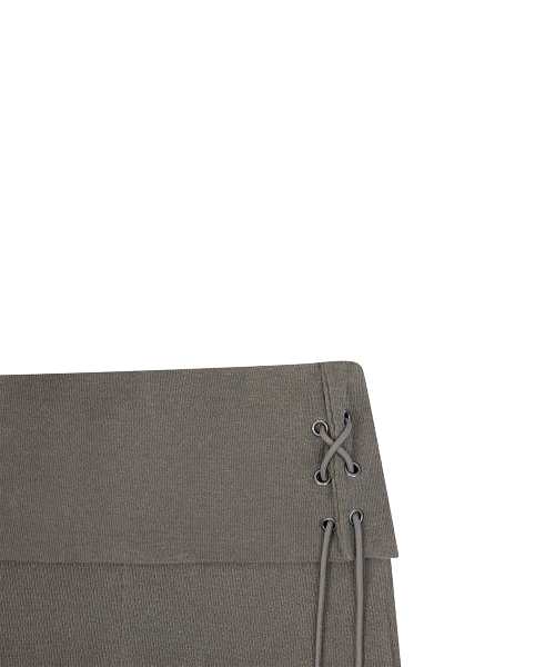 RL FOLDING LONG SKIRT(BROWN)