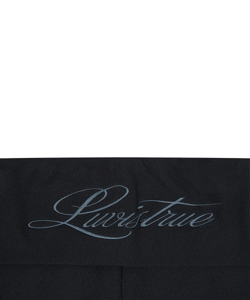 RL FOLDING LONG SKIRT(BLACK)