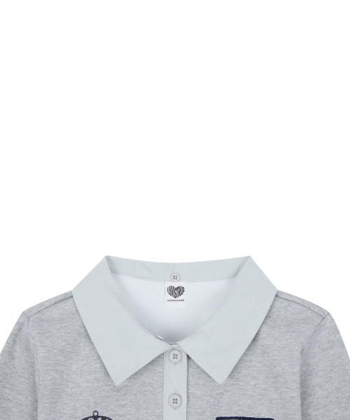 RL FUR COLLAR SLEEVE(GRAY)