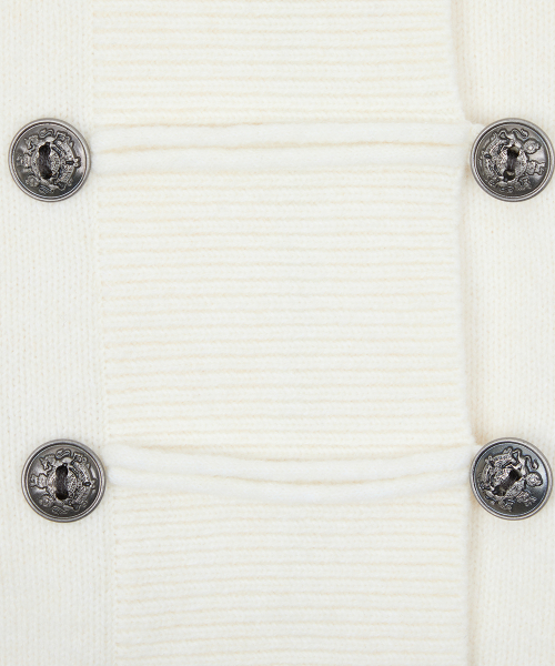 RL HORSE 910 KNIT ZIP UP(IVORY)