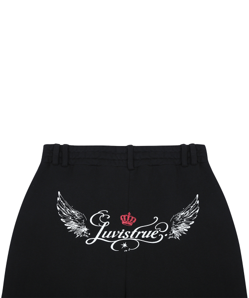 RL LAYERED ANGEL TRAINING PANTS(BLACK)