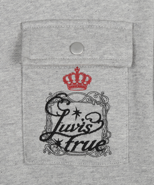 RL LAYERED ANGEL TRAINING ZIP UP(GRAY)