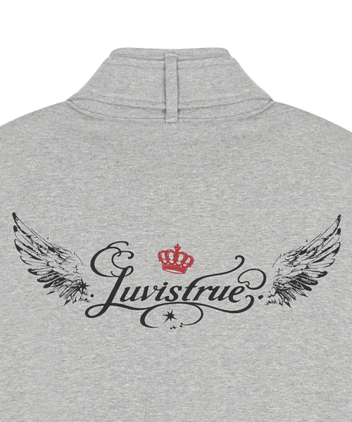 RL LAYERED ANGEL TRAINING ZIP UP(GRAY)