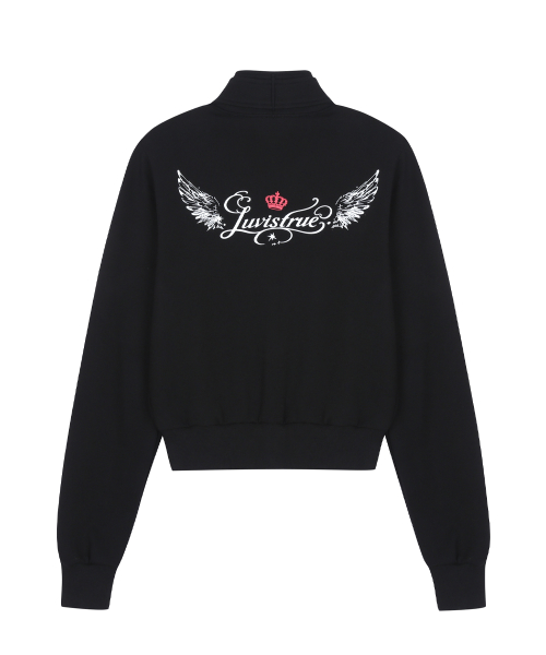 RL LAYERED ANGEL TRAINING ZIP UP(BLACK)