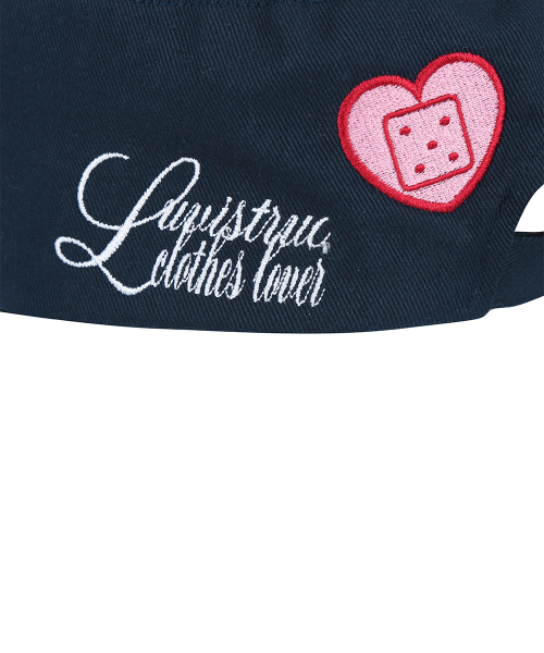 RL LETTERING FILLBOX CAP(NAVY)
