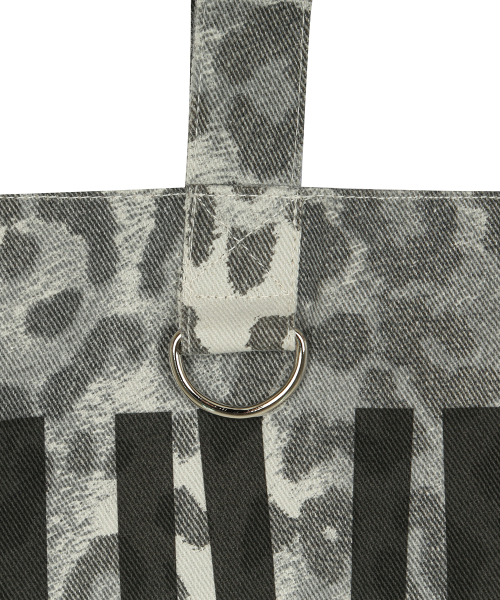 RL LETTERING TOTE BAG(LEOPARD)