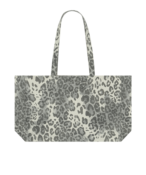 RL LETTERING TOTE BAG(LEOPARD)