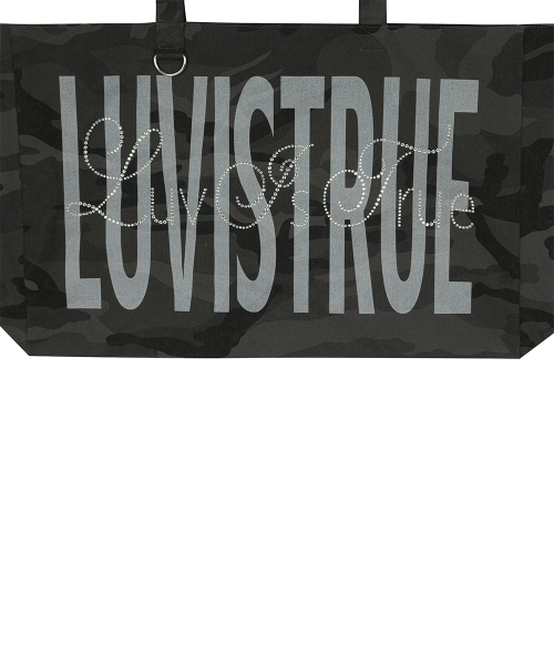 RL LETTERING TOTE BAG(CAMO)