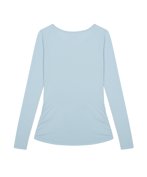 RL LUVMEMORE SHIRRING TEE(MINT)