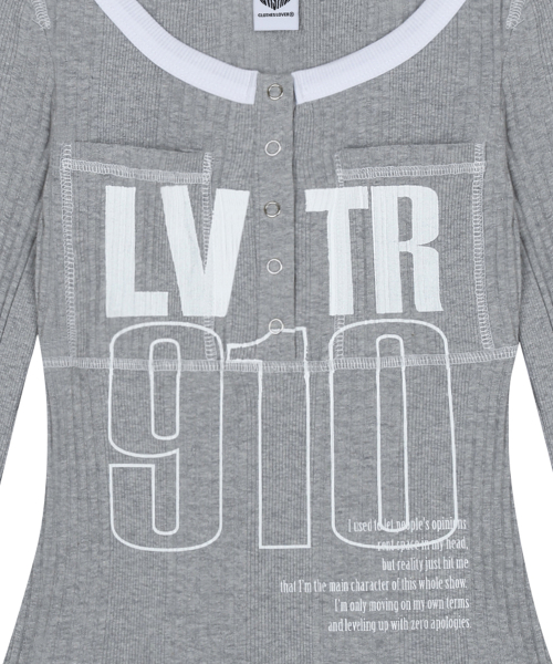 RL LVTR 910 TEE(GRAY)
