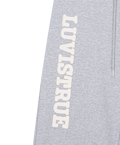 RL PATCH BOOTCUT PANTS(GRAY)