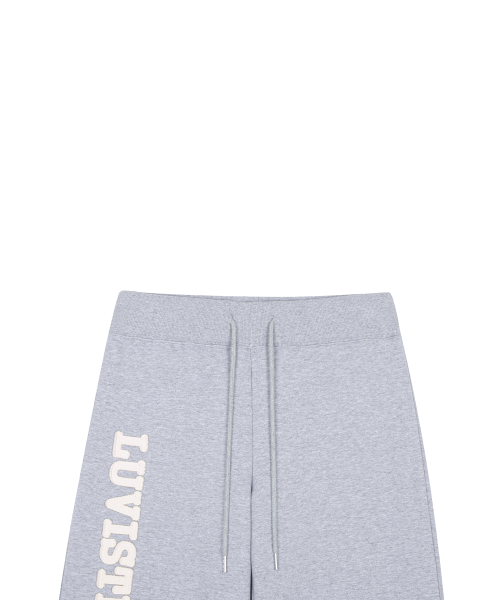 RL PATCH BOOTCUT PANTS(GRAY)