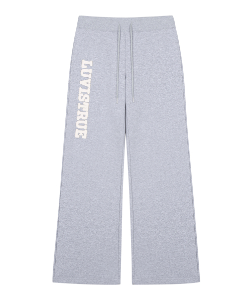 RL PATCH BOOTCUT PANTS(GRAY)