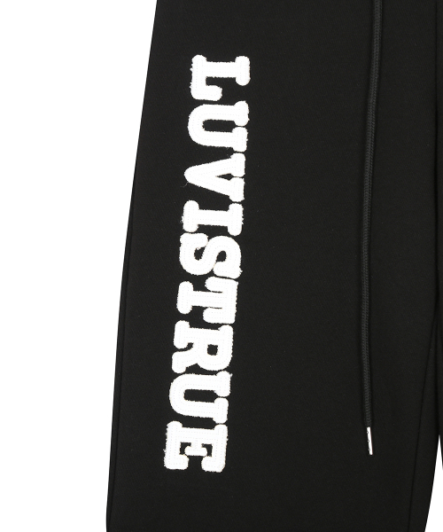 RL PATCH BOOTCUT PANTS(BLACK)