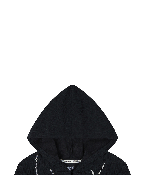 RL ROSARY HOOD T-SHIRT(BLACK)